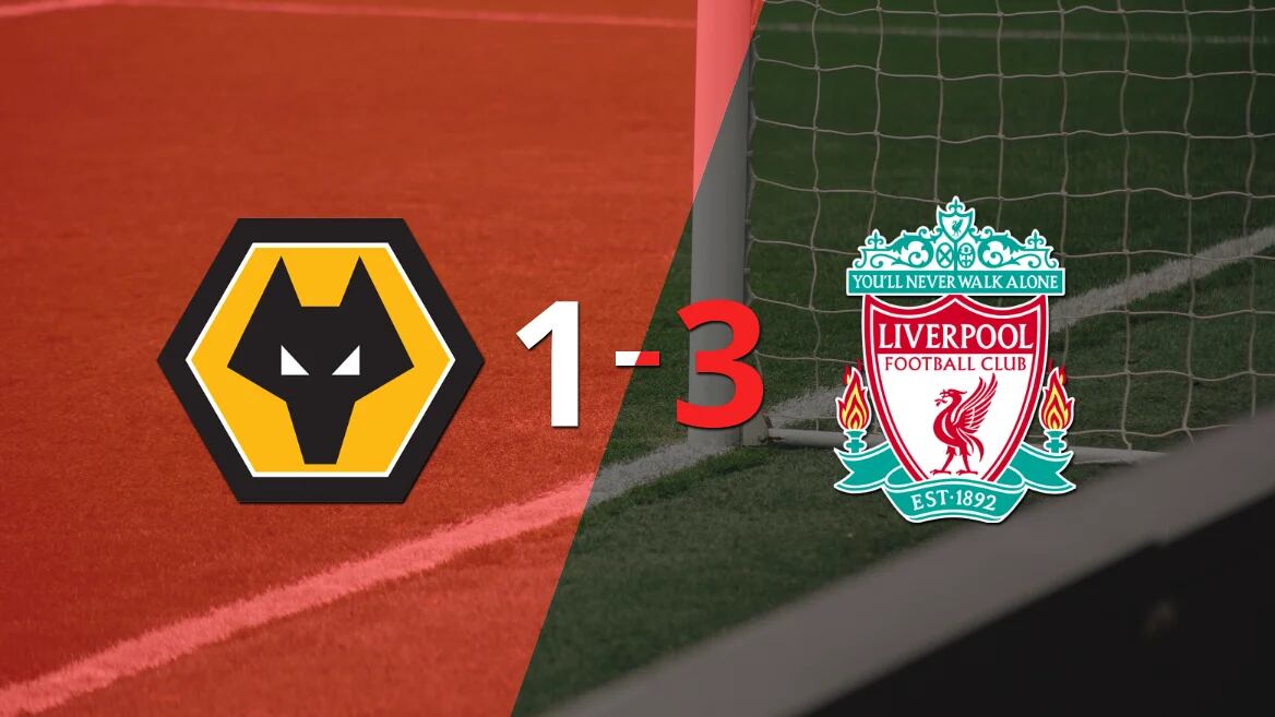 Liverpool se quedó con la victoria en su visita a Wolverhampton