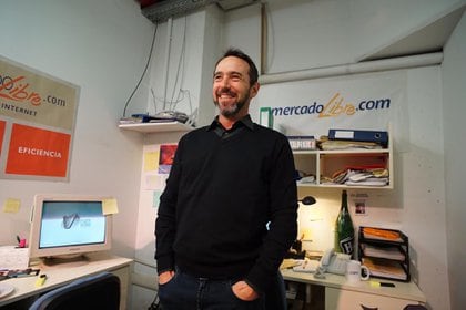 Marcos Galperin, CEO de Mercado Libre, una de las "grandes" que exportan software