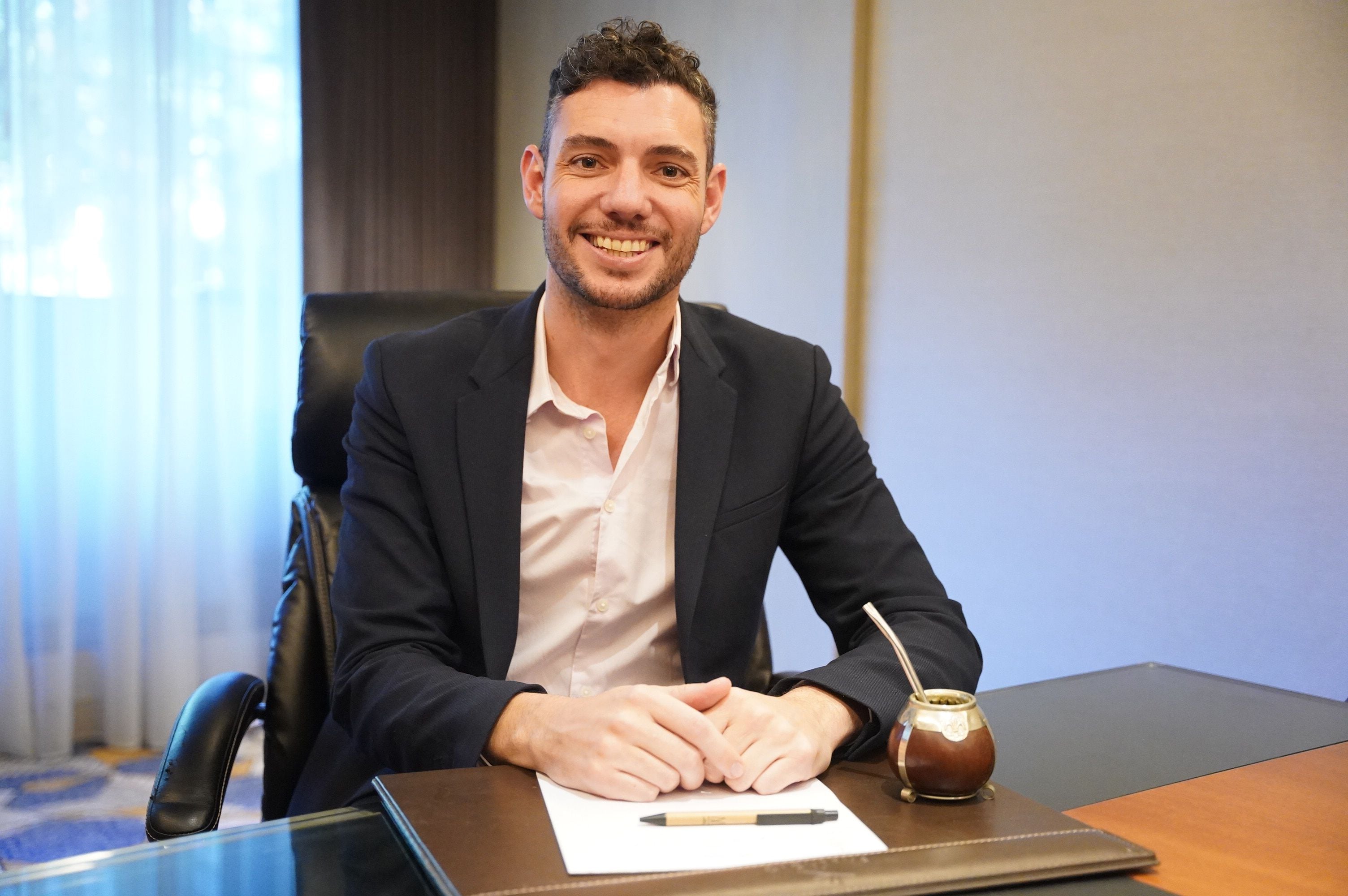 Damián Arabia, uno de los principales colaboradores de Patricia Bullrich (Foto: Franco Fafasuli) 