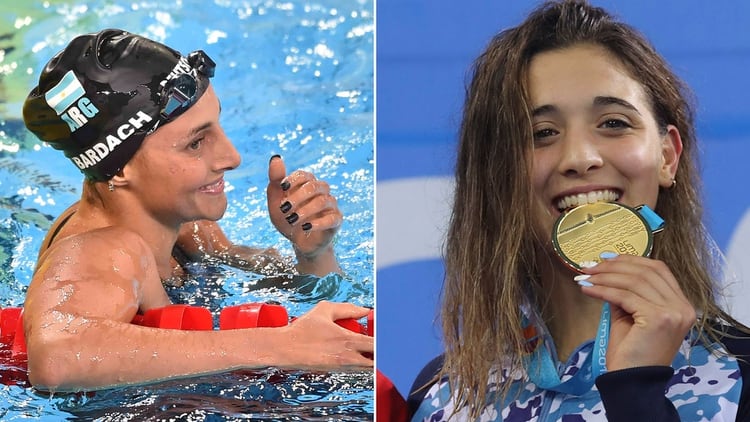 Delfina Pignatiello y Virginia Bardach lograron el oro en 400 libres y 200 mariposa, respectivamente