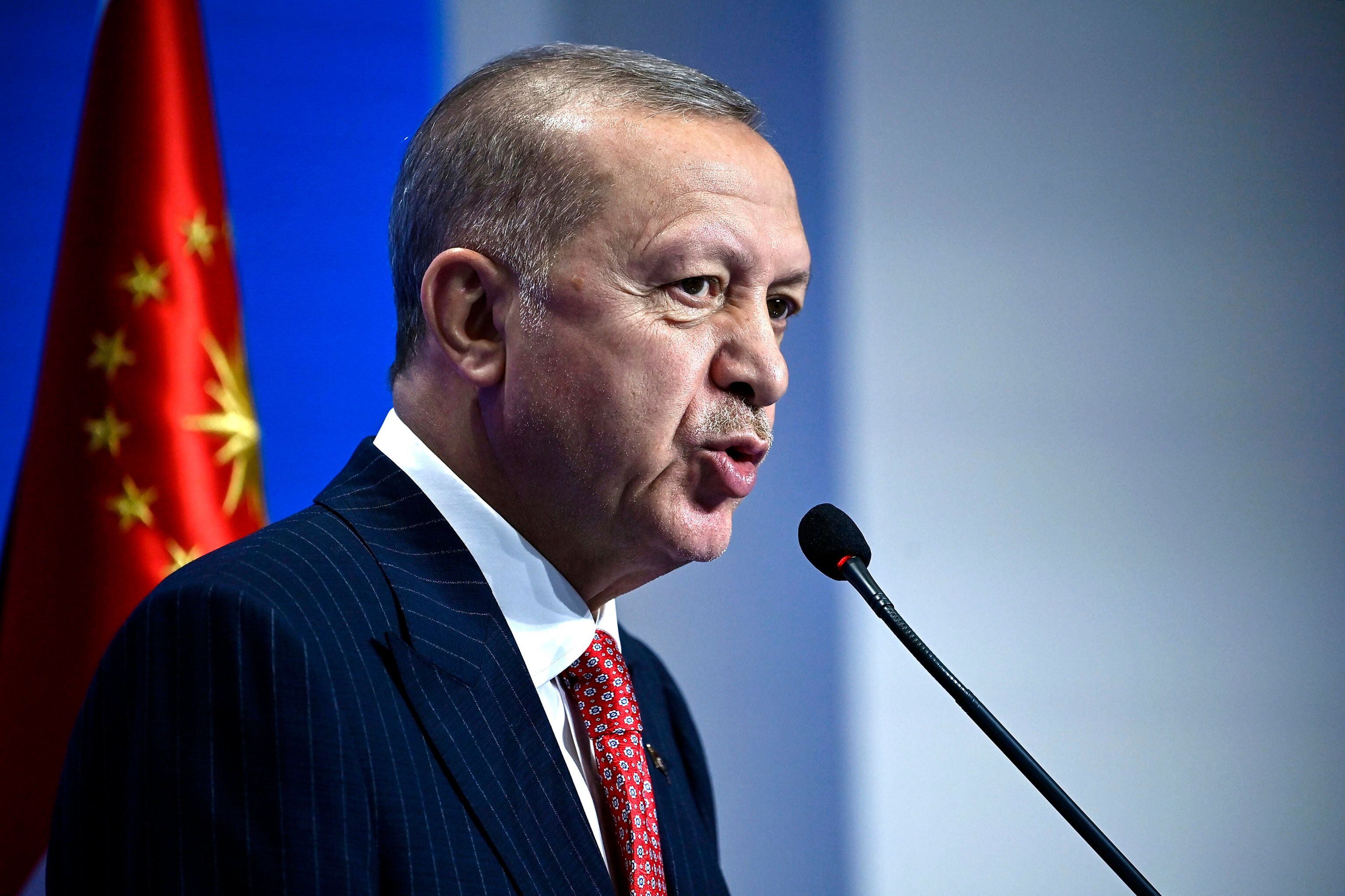 El presidente de Turquía, Recep Tayyip Erdogan. EFE/EPA/RICCARDO ANTIMIANI/Archivo
