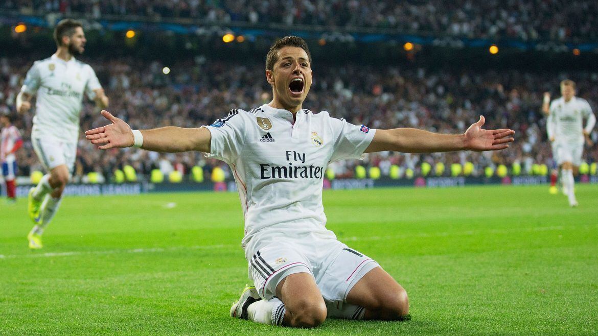 Javier Hernández ganador de todo en Real Madrid. 