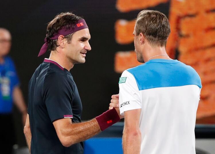 Federer superó a Johnson por 6-3, 6-2 y 6-2 - REUTERS/Issei Kato