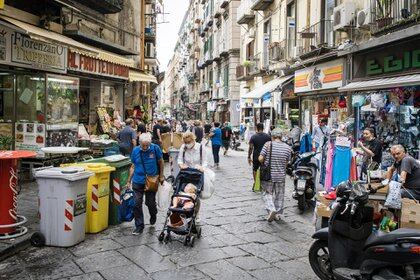 Un mercado en Nápoles, Italia (Gianni Cipriano/The New York Times)