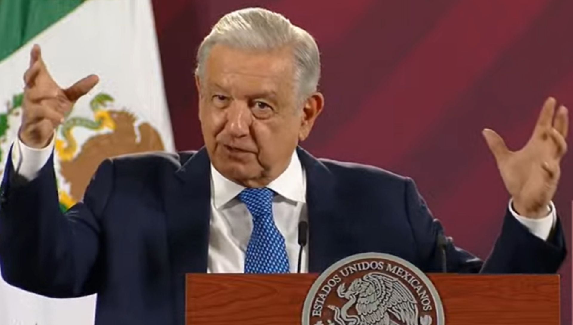 El presidente López Obrador evadió los señalamientos en torno a un supuesto nexo entre García Harfuch y García Luna. Foto: Gobierno de México