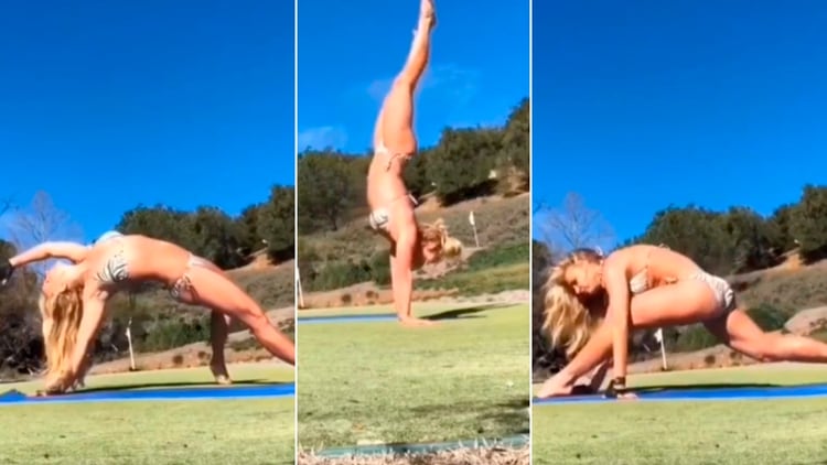 La cantante compartió en sus redes una sensual sesión de yoga (Foto: Instagram – @britneyspears