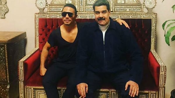 Salt Bae le dedicó una publicación en Instagram a Maduro, que luego tuvo que borrar