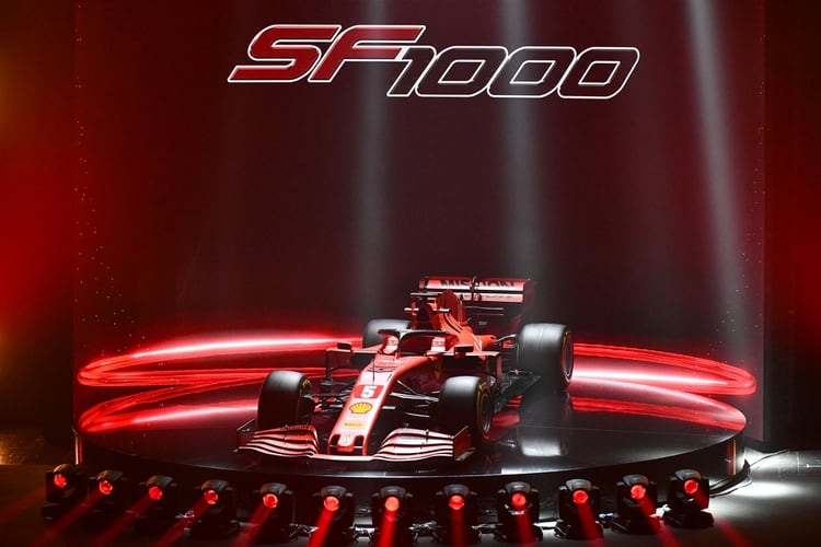 El SF1000, llamado así para celebrar la temporada en el que Ferrari competirá en su gran premio número 1.000 (REUTERS)
