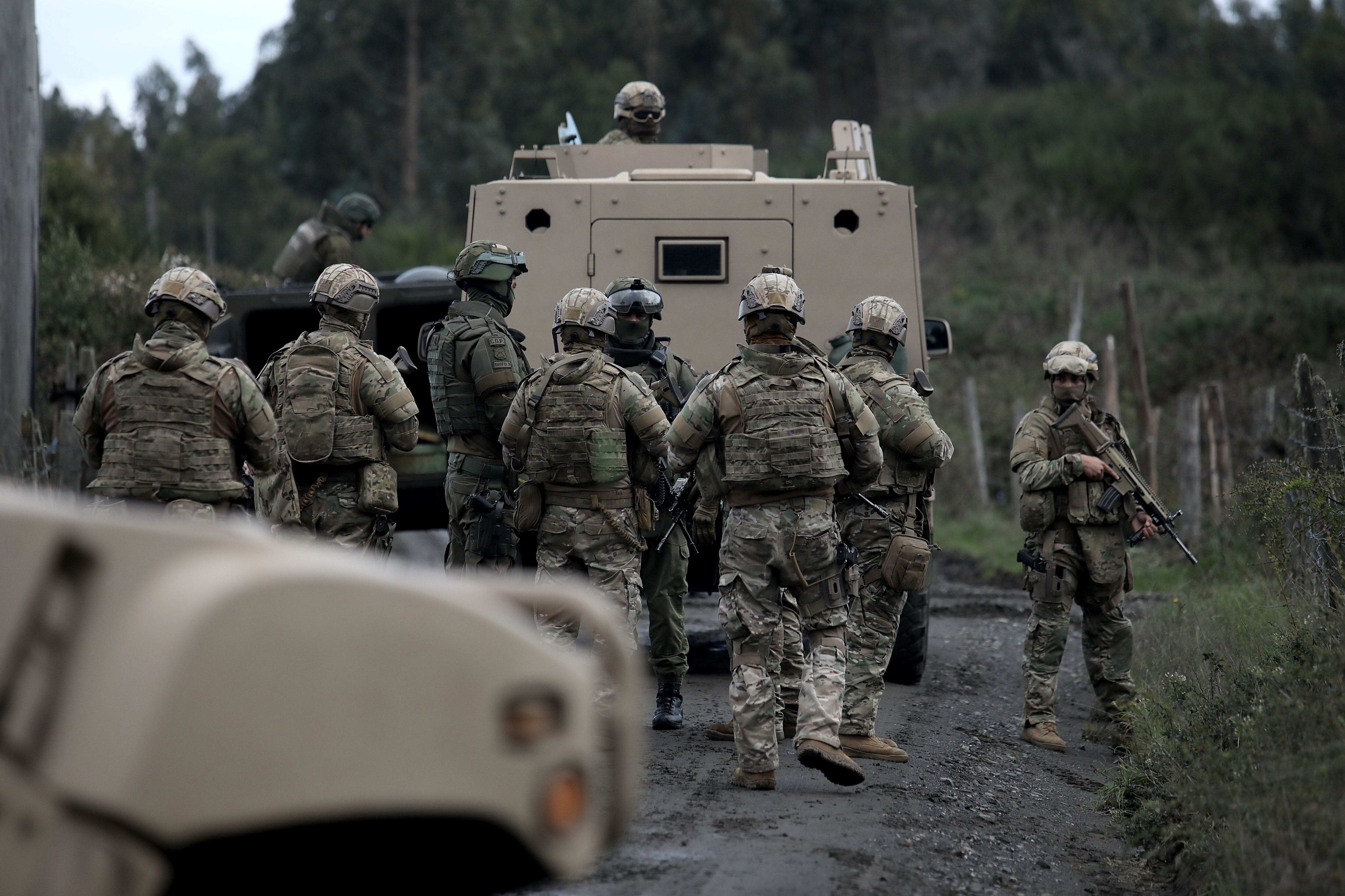 El gobierno de Chile pidió a las Fuerzas Armadas reforzar la seguridad en el sur (EFE/ARCHIVO)