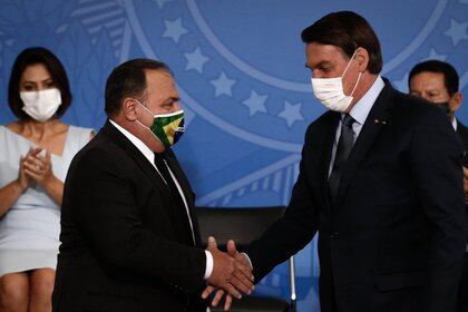 17/09/2020 El presidente de Brasil, Jair Bolsonaro, durante la toma de posesión de su tercer ministro de Salud, el general Eduardo Pazuello.
POLITICA SUDAMÉRICA BRASIL LATINOAMÉRICA INTERNACIONAL
O GLOBO / ZUMA PRESS / CONTACTOPHOTO
