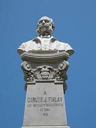 Busto en homenaje al médico y científico cubano. En su honor, el día de su nacimiento se conmemora el  Día del Médico