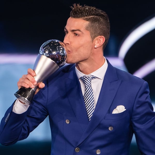 Cristiano se llevó el premio “The Best” en 2016 (Getty)