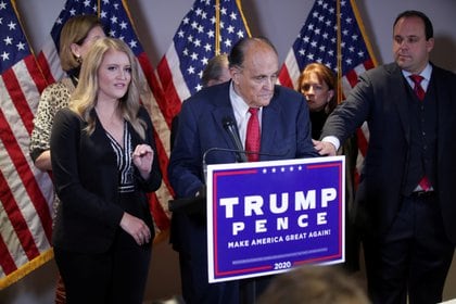 El abogado de Trump, Rudy Giulani