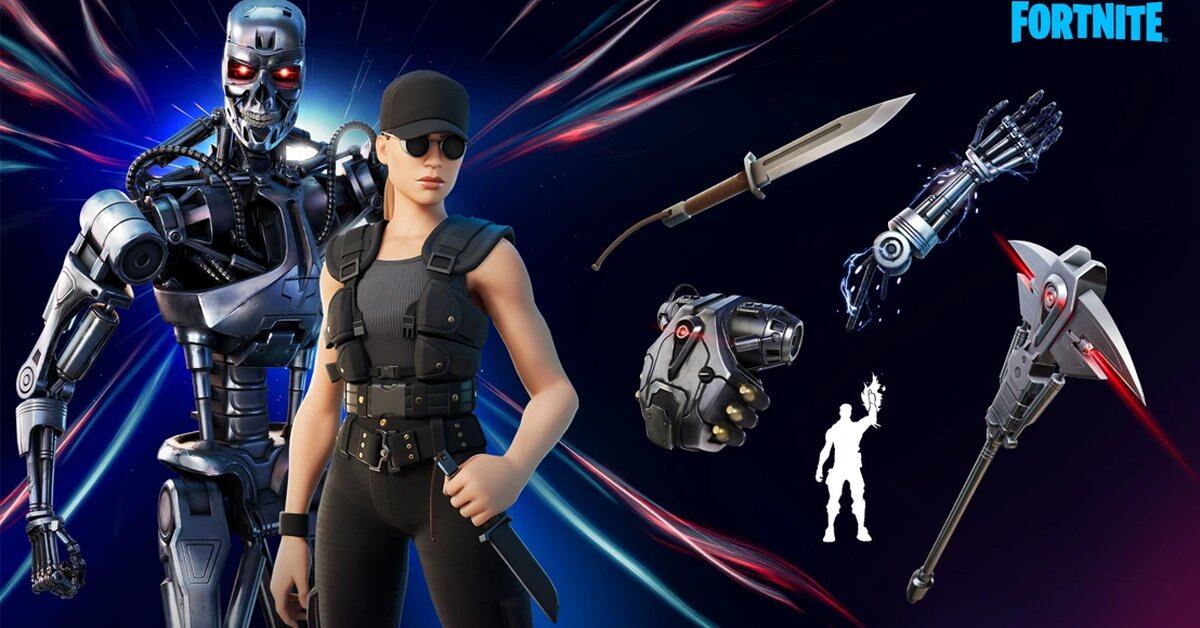 Fortnite: Terminator and Sarah Connor add to Chapter 2 of Season 5