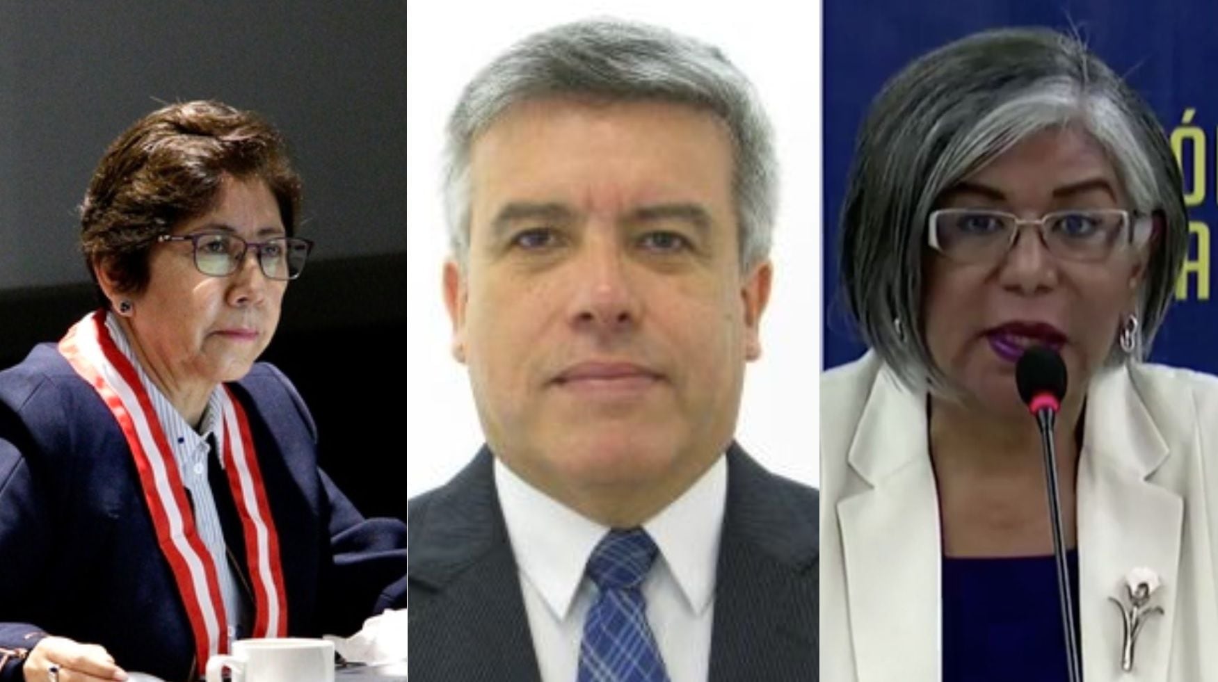 Imelda Tumialán, Antonio de la Haza y María Zavala han sido denunciados por la congresista Patricia Chirinos.