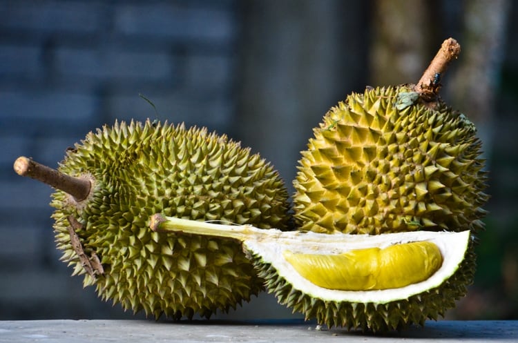 El durian es conocido por su mal olor y sus cualidades nutritivas (Foto: especial)