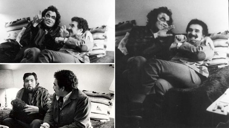 García Márquez y Julio Cortázar, por Sara Facio, en París