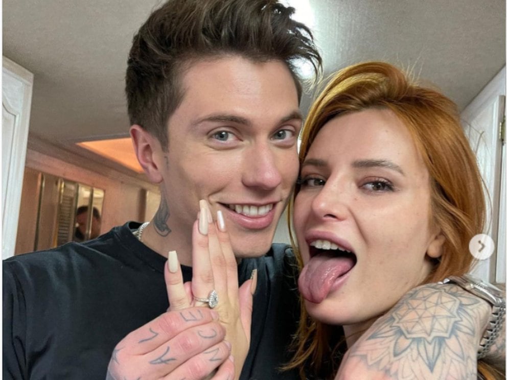 Actress Bella Thorne and her Italian boyfriend Benjamin Mascolo get engaged