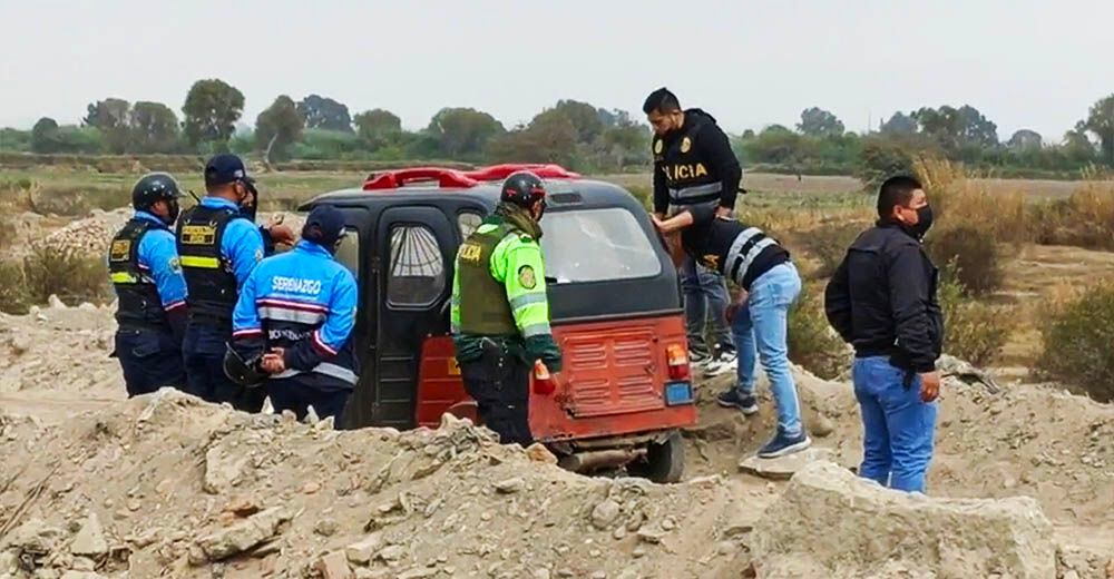 Padre y sus tres menores hijos son hallados sin vida en una mototaxi en Pisco. (Policía Nacional del Perú).