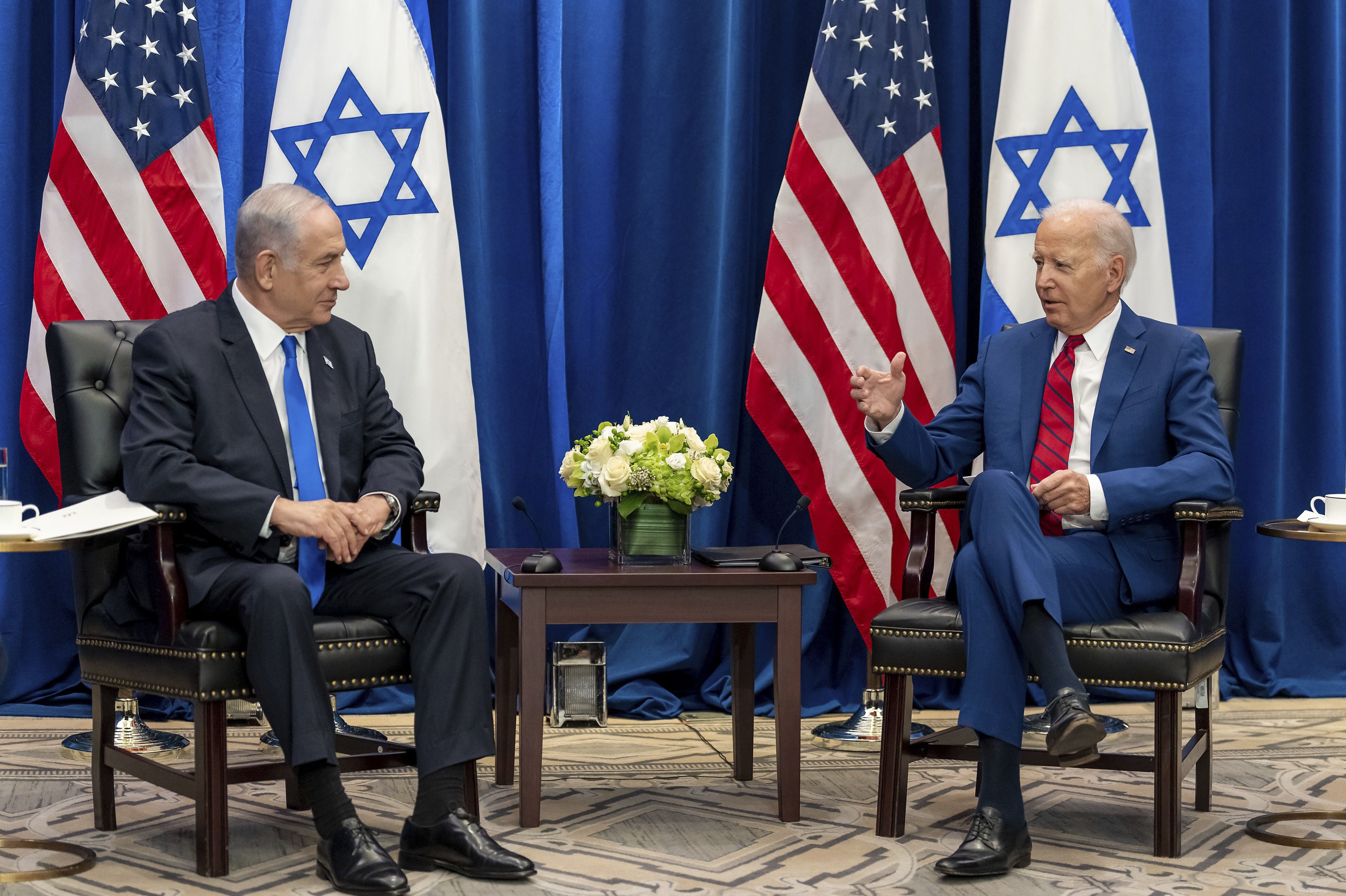 El primer ministro de Israel, Benjamin Netanyahu, junto al presidente de Estados Unidos, Joe Biden. Europa Press/Contacto/Adam Schultz/White House/Archivo
