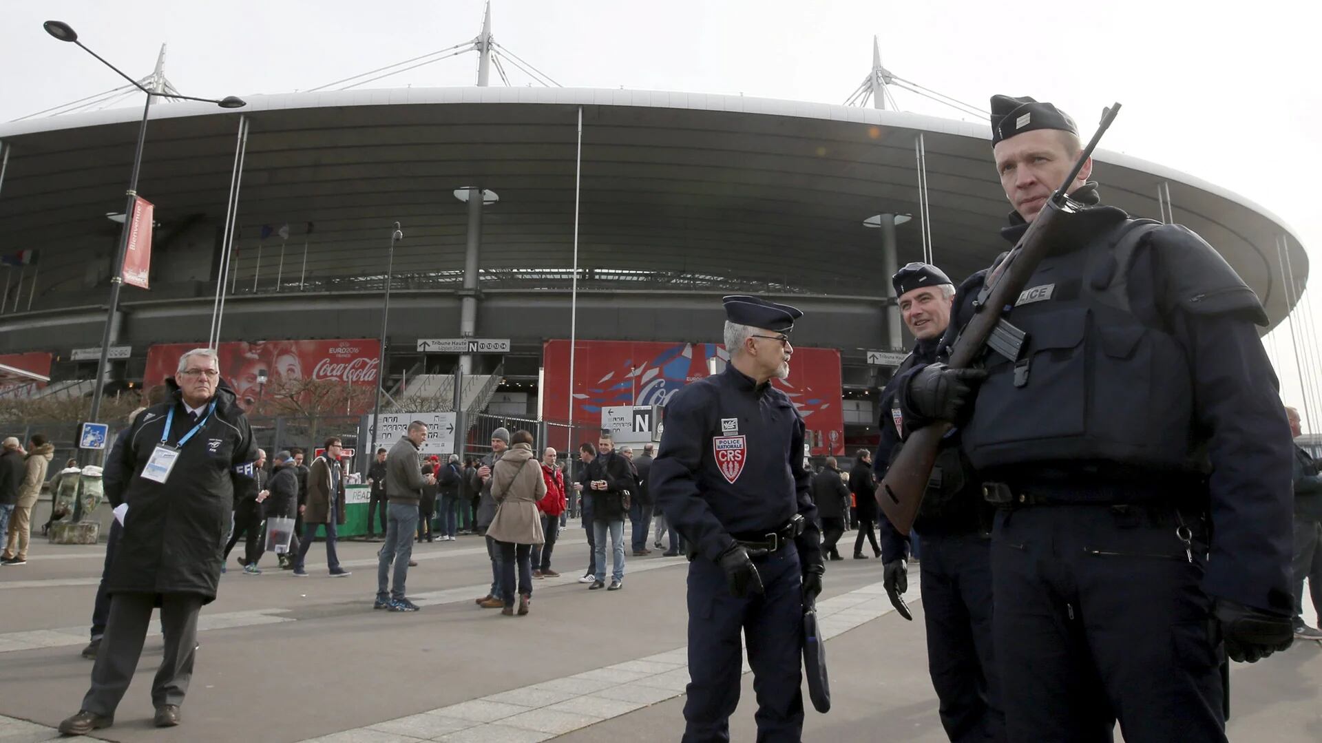 Francia reforzó la seguridad en los estadios de la Euro 2016 (AFP)