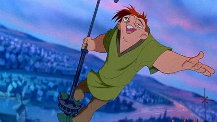 Quasimodo, en la versión de Disney