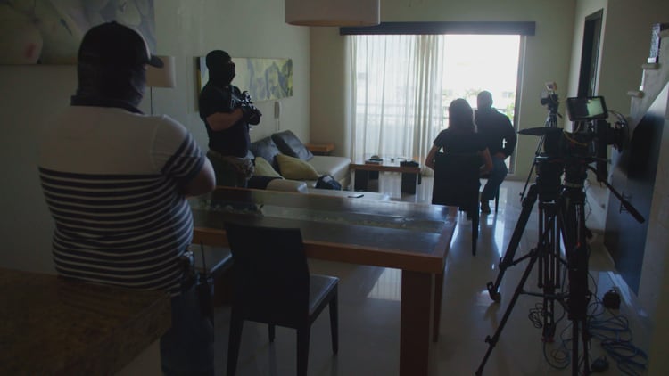 Durante la filmación del documental The Narco Rivera (Foto: CTV News)