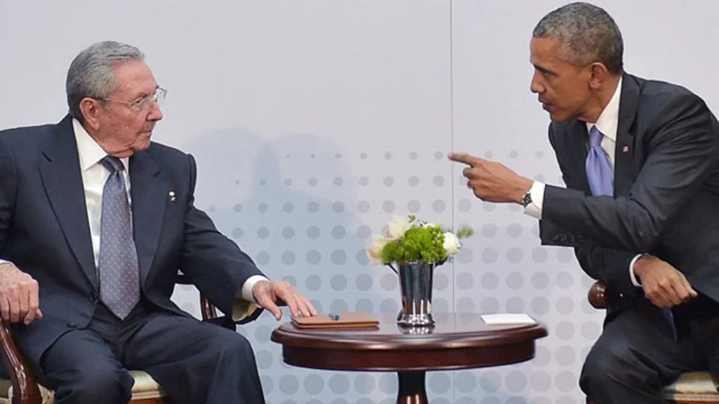 Raúl Castro y Barack Obama, durante uno de los históricos encuentros
