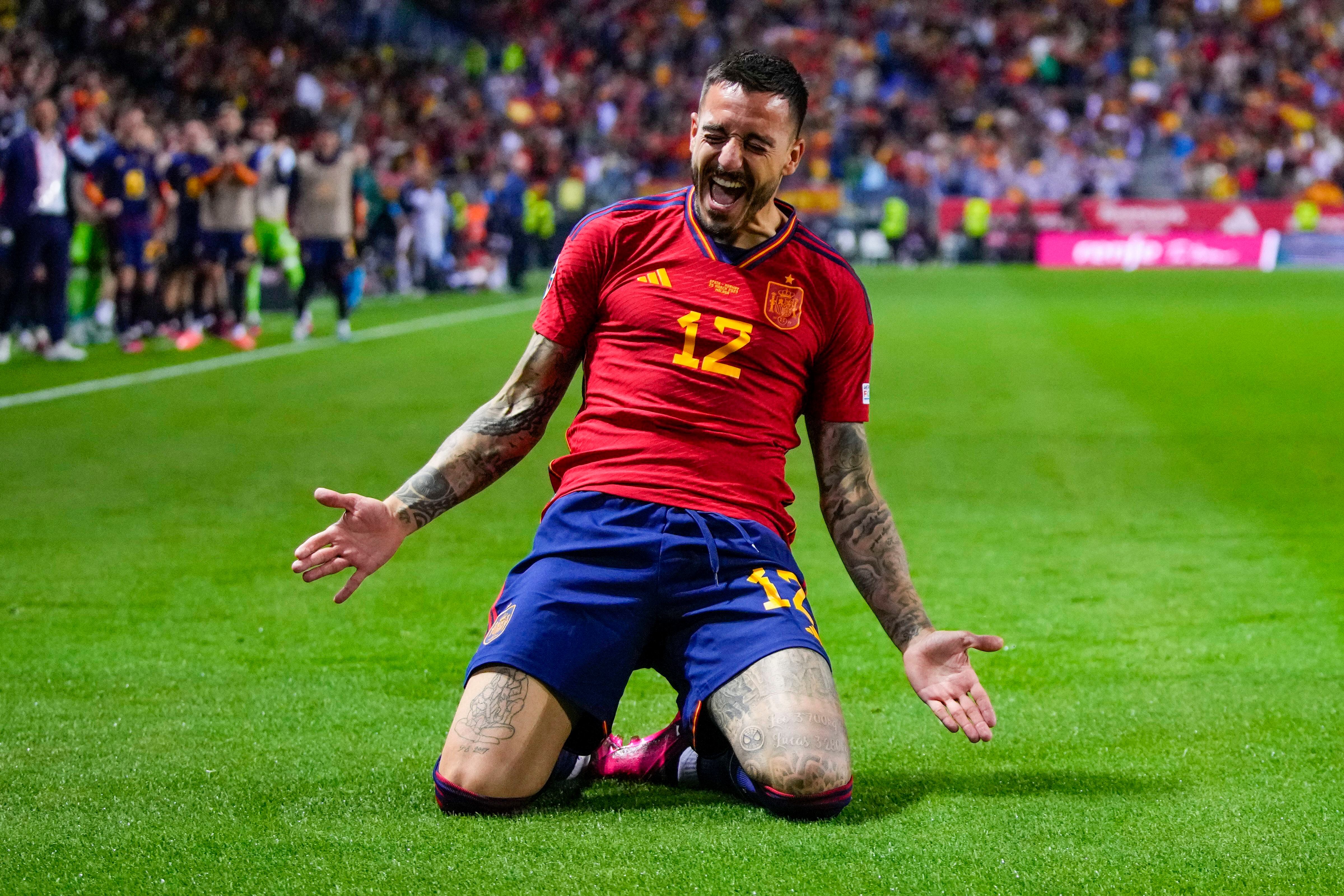 España viene de golear 3-0 a Noruega con doblete de Joselu (AP Foto/Manu Fernández)