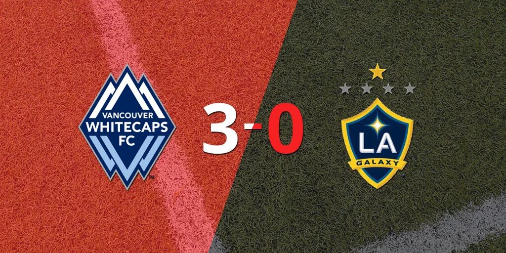 Goleada de Vancouver Whitecaps FC 3 a 0 sobre LA Galaxy