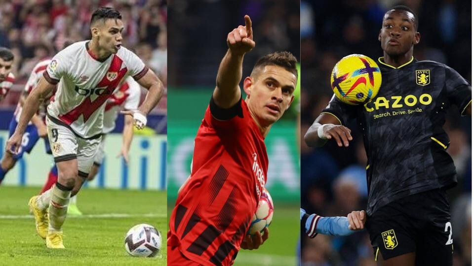 Los tres jugadores que militan en el fútbol europeo (Falcao García, Santos Borré y Jhon Jáder Durán) llegan con pocos minutos en sus equipos a los amistosos ante Corea del Sur y Japón (Instagram y Reuters)