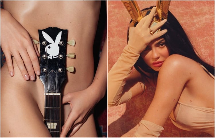 Kylie Jenner colaboró recientemente con la revista (IG: playboy)
