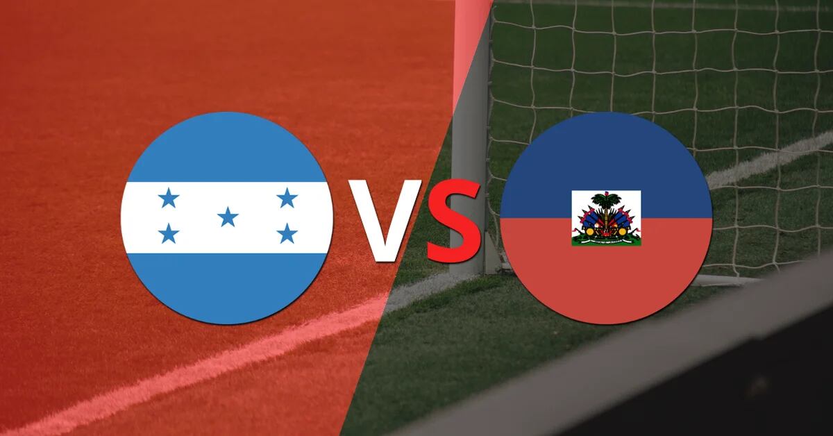The first half ends with a victory for Honduras over Haiti