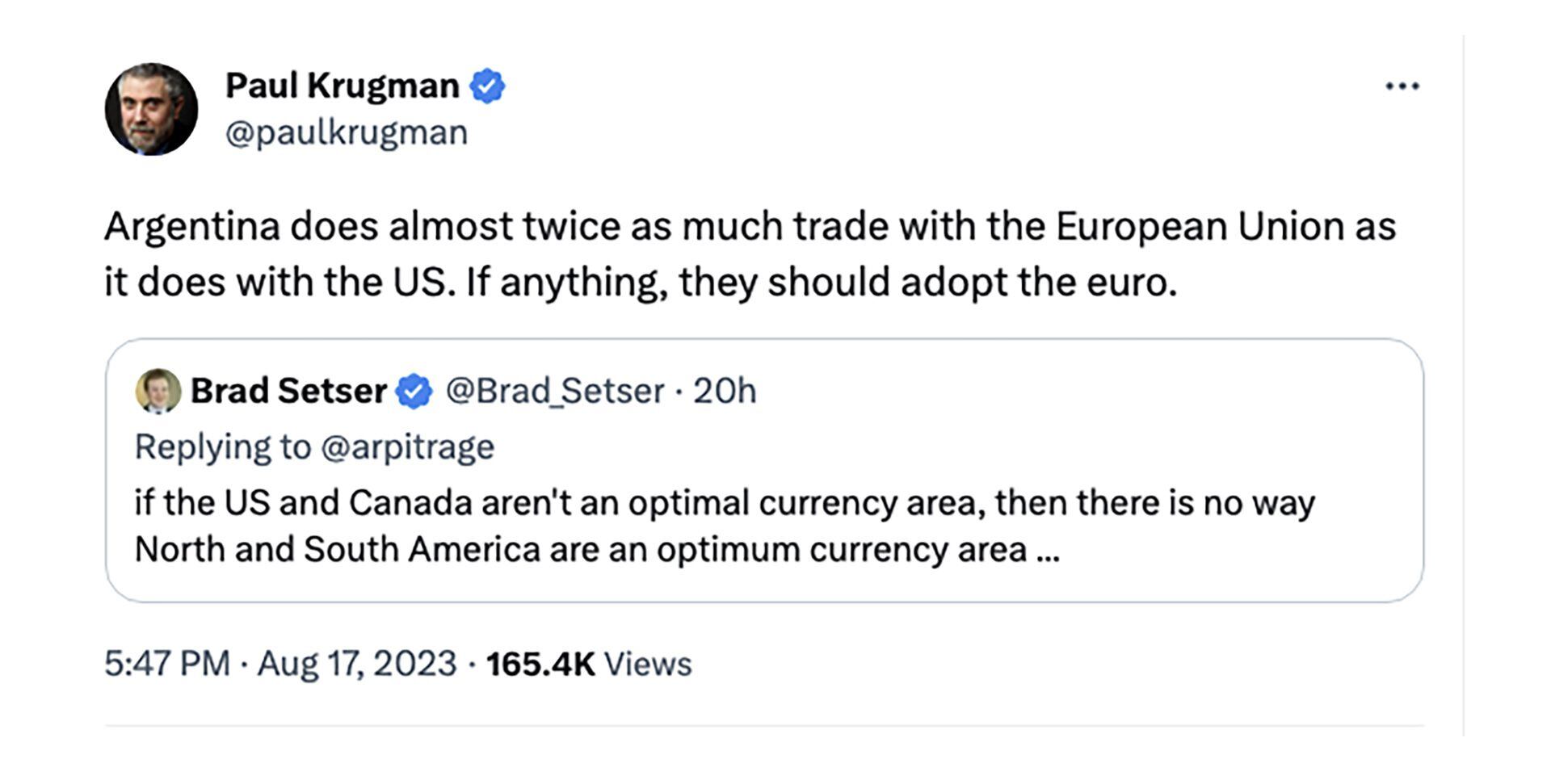 tuit Paul Krugman