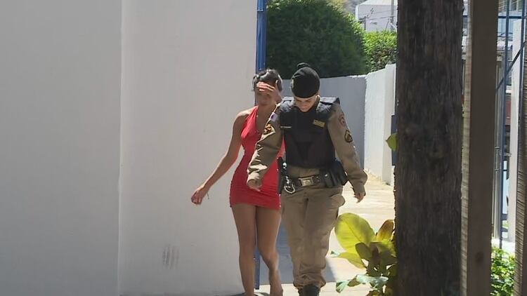 Una de las mujeres que denunció agresión de parte de Juan Cazares (capturas de TV Globo)