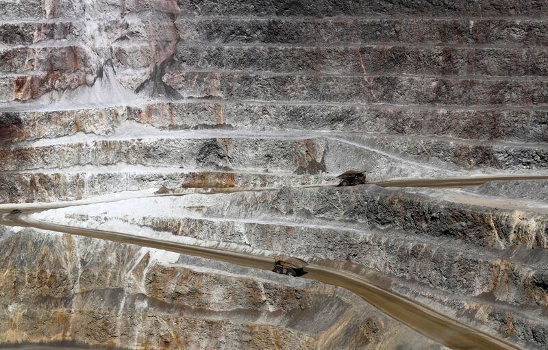 Una imagen de la mina aurífera Veladero, en San JuanREUTERS/Marcos Brindicci
