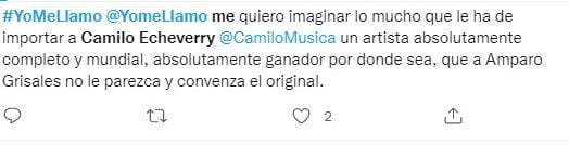 Reacciones a imitador de Camilo en Yo me llamo (2021). Foto: Twitter