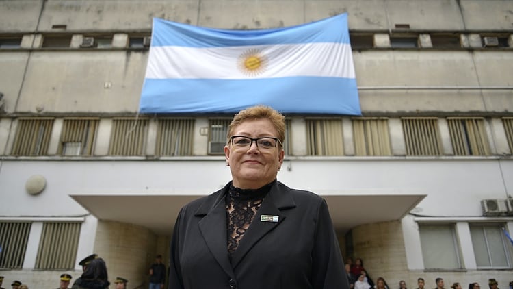 Silvia Barrera, una de las 12 argentinas reconocidas como veterana de guerra (Gustavo Gavotti)