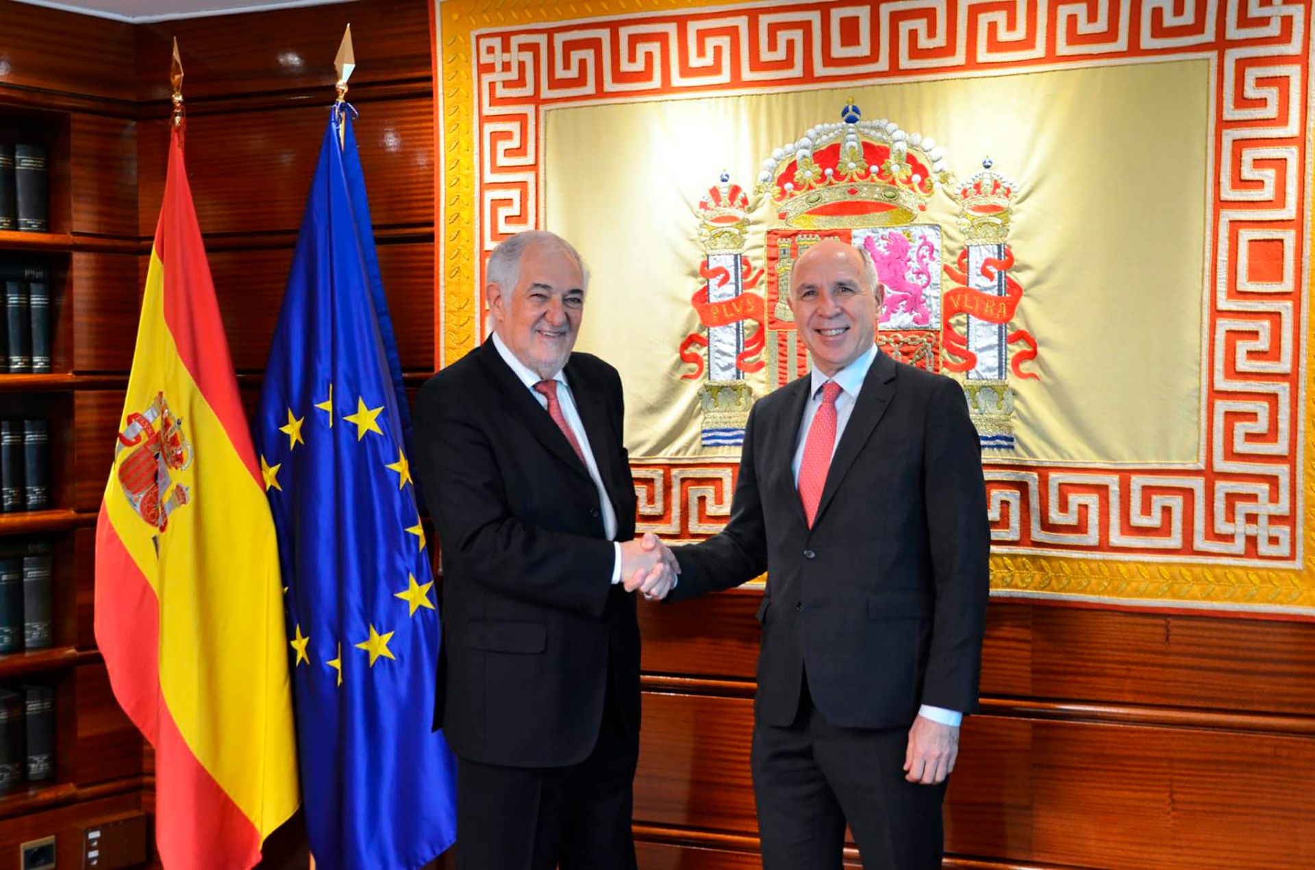 Ricardo Lorenzetti se reunió con el presidente del Tribunal Constitucional de España, Cándido Conde-Pumpido