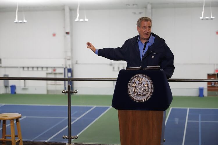 El alcalde de la ciudad de Nueva York, Bill De Blasio. Foto: REUTERS/Stefan Jeremiah
