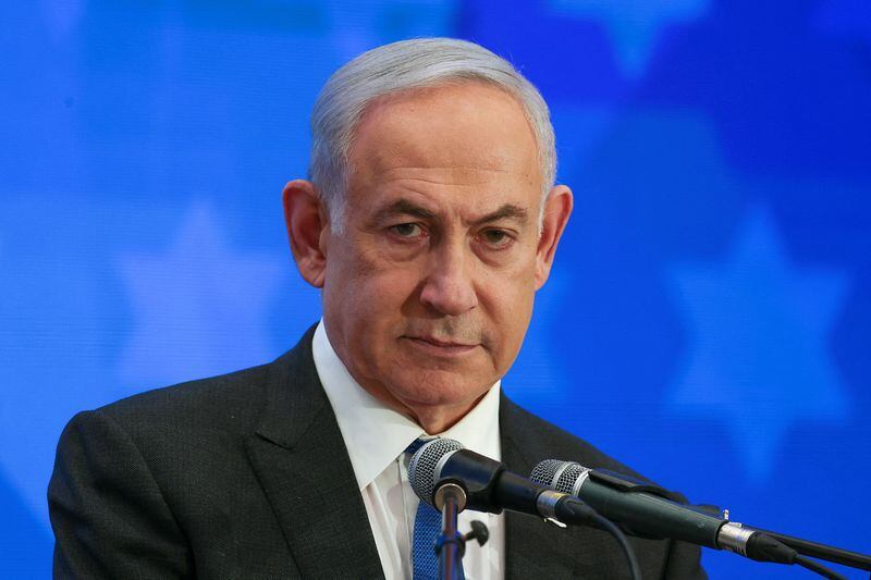 El primer ministro israelí, Benjamin Netanyahu, en Jerusalén. 18 de febrero de 2024. REUTERS/Ronen Zvulun/Archivo