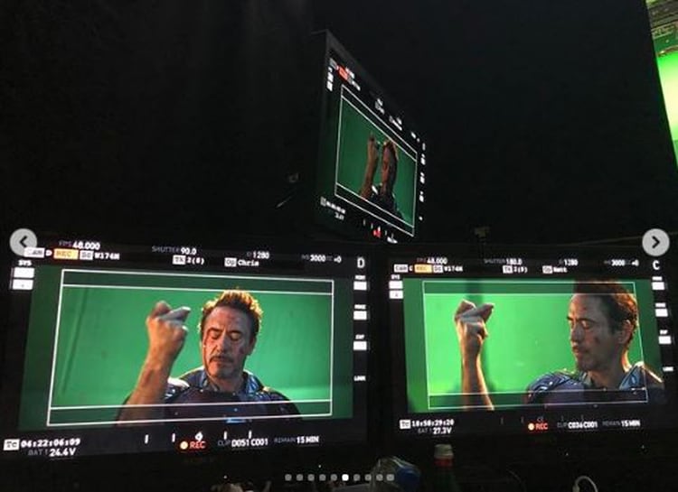 El actor Robert Downey Jr compartió 10 fotografías con el momento en que chasqueó sus dedos en Avengers: Endgame (Foto: Robert Downey Jr)