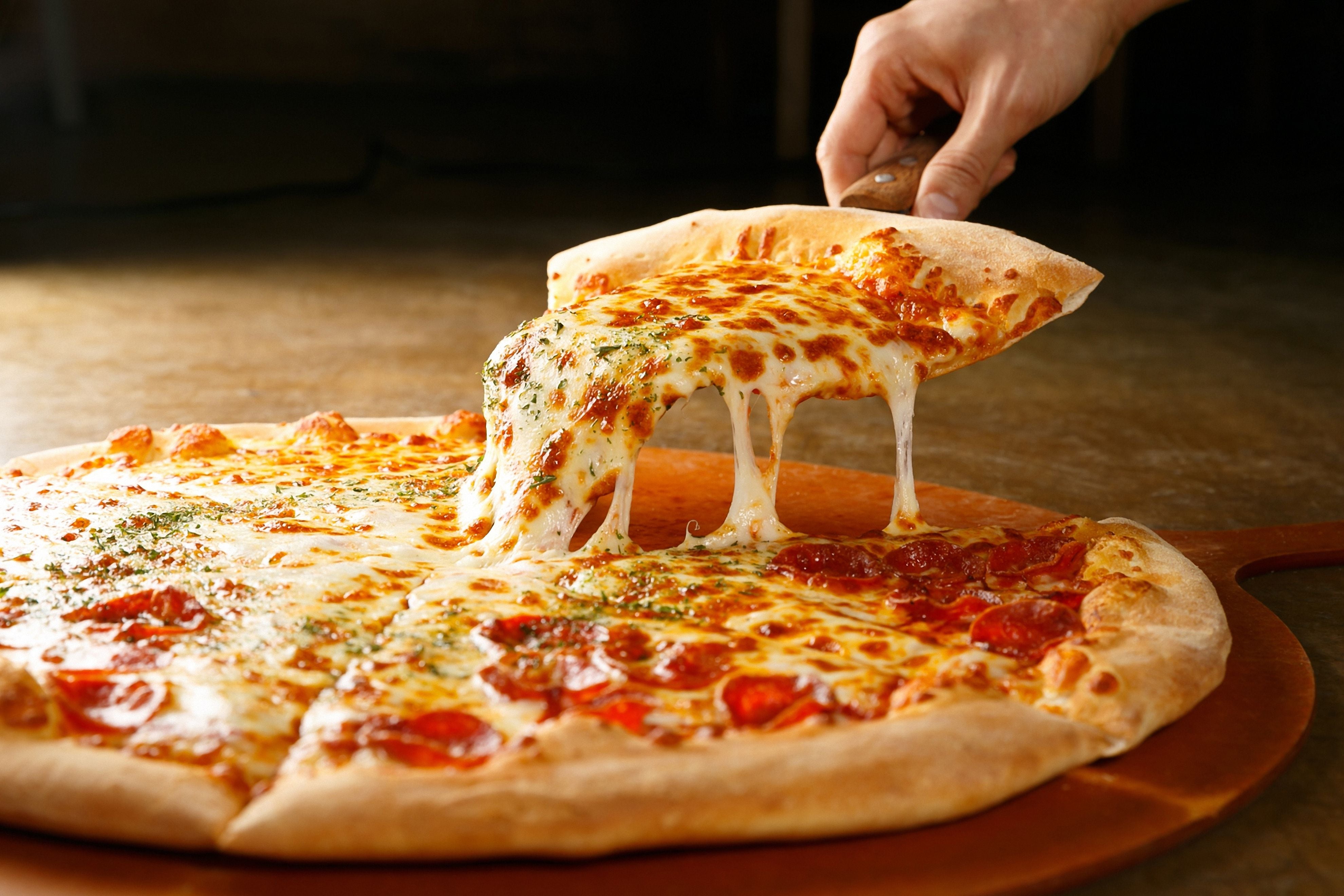 сырная пепперони пицца фото 87