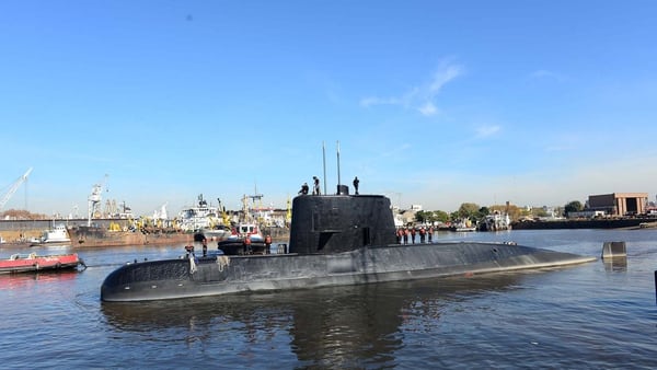 El submarino ARA San Juan (foto de archivo)