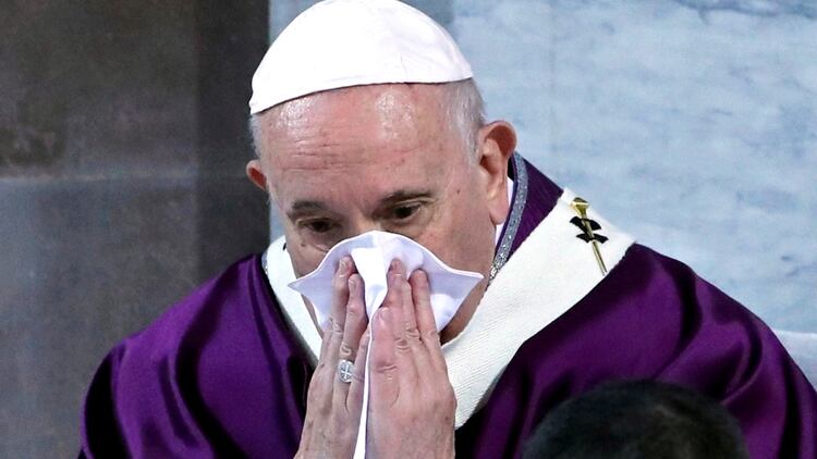 Resultado de imagen para papa francisco cancelo agenda por gripe
