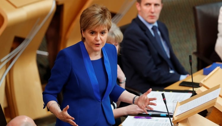 Nicola Sturgeon, primera ministra de Escocia (REUTERS/Russell Cheyne)