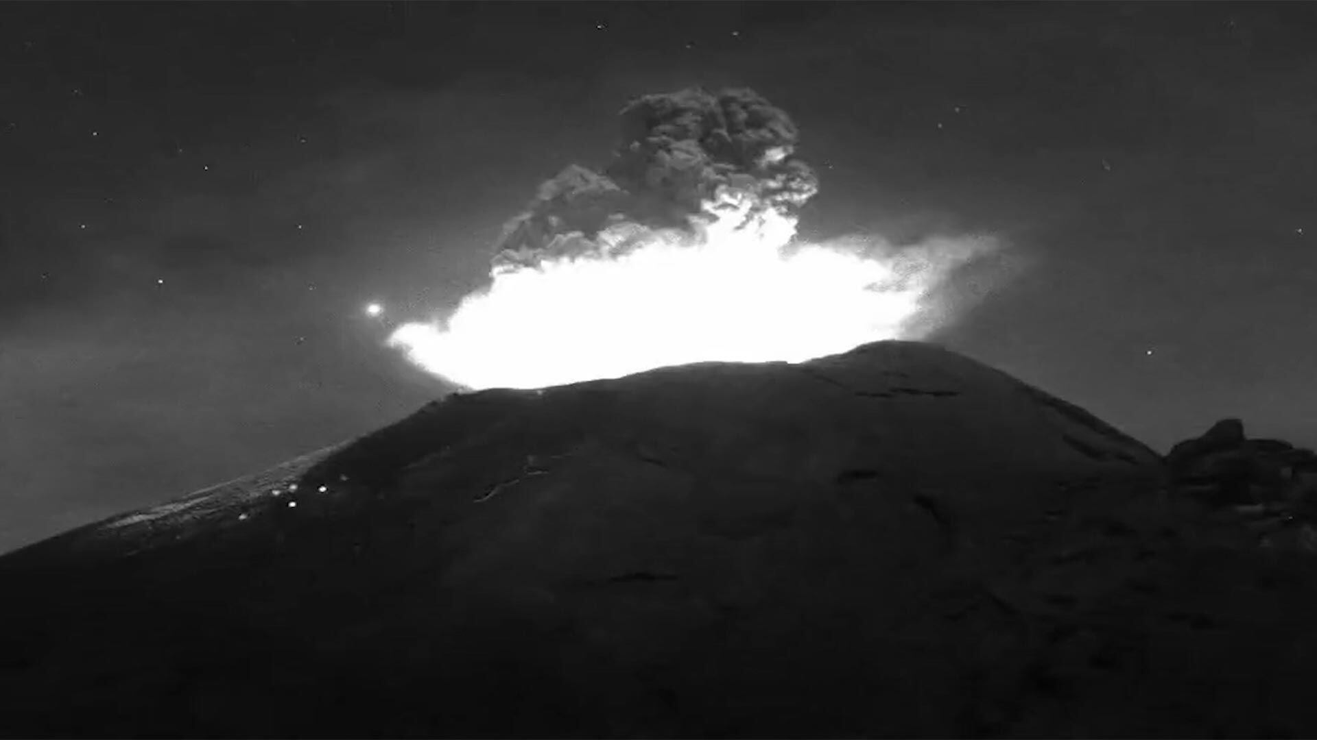 Las imágenes de la explosión del volcán Popocatépetl este 26 de septiembre