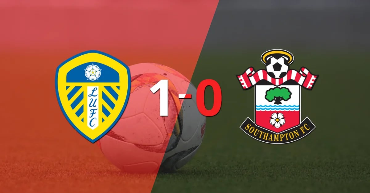 With just one goal, Leeds United beat Southampton at Elland Road