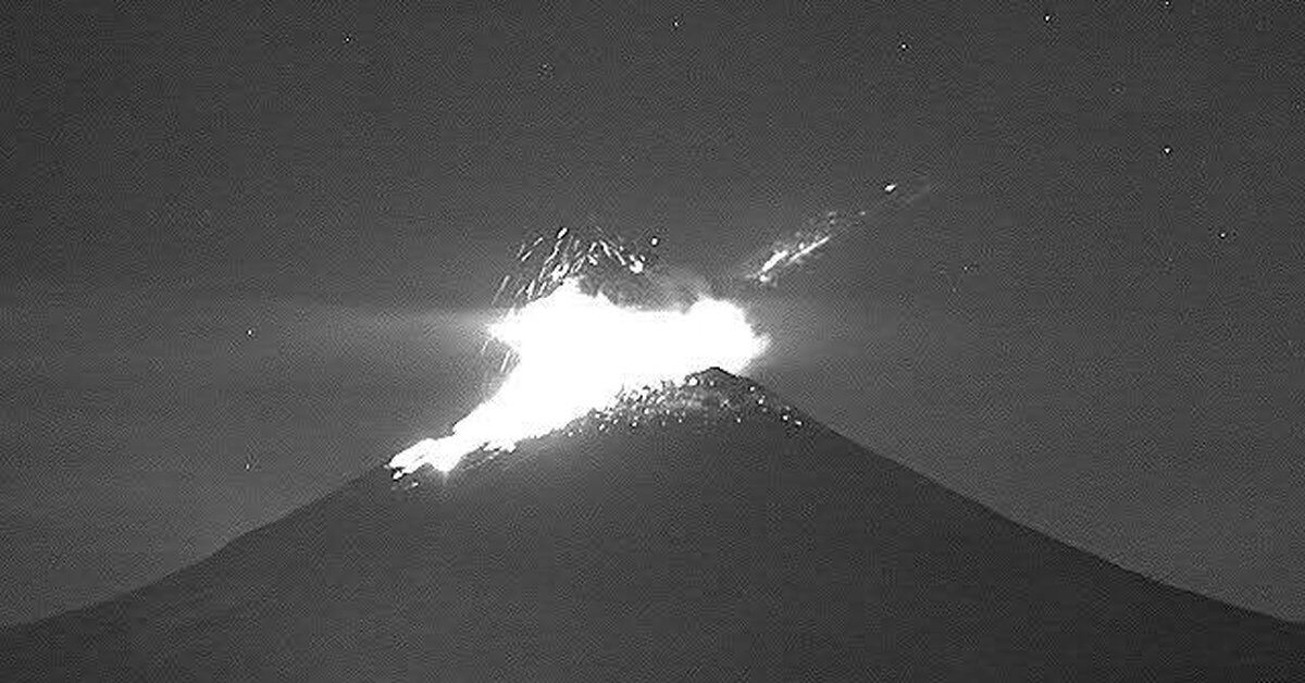 Estado del volcán Popocatépetl – se registraron 221 exhalaciones hoy 26 de septiembre