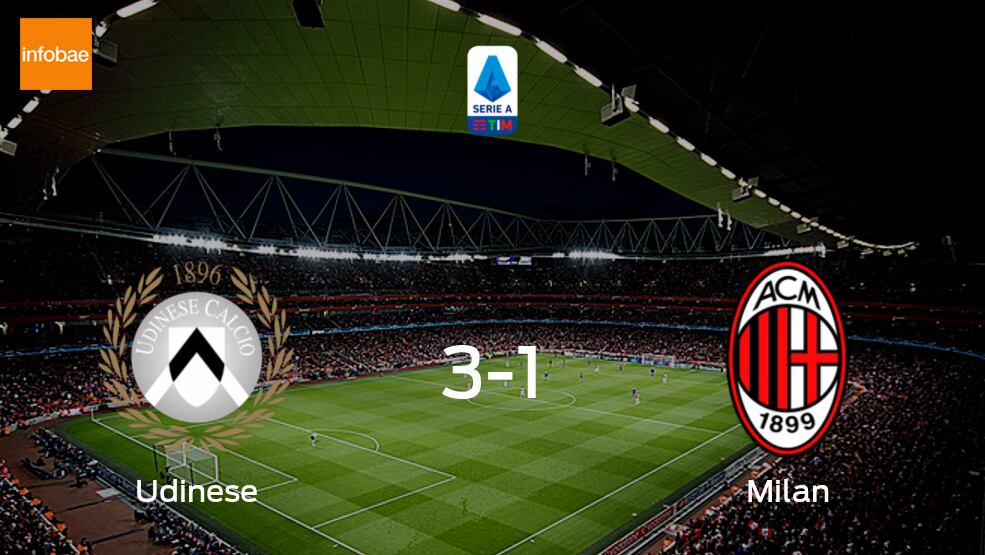 Udinese 3 - 1 AC Milan